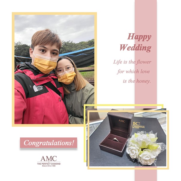 AMC鑽石婚戒 AMC高品質對戒 婚戒 結婚對戒推薦 情侶戒指