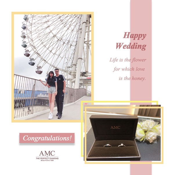 AMC鑽石婚戒-AMC高品質對戒-婚戒-結婚對戒推薦-情侶戒指