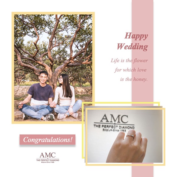 AMC鑽石婚戒-AMC高品質對戒-婚戒-結婚對戒推薦-情侶戒指