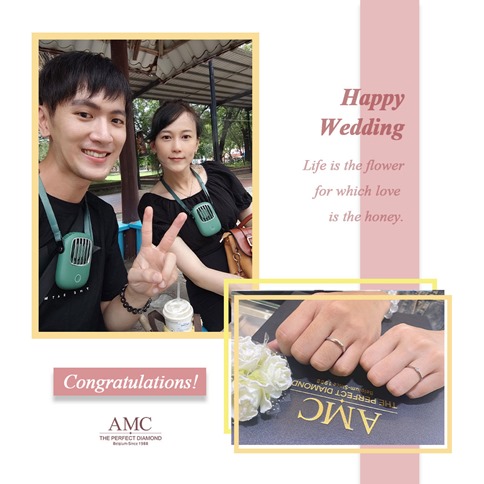 AMC鑽石婚戒-AMC高品質對戒-婚戒-結婚對戒推薦-情侶戒指