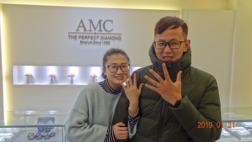 AMC鑽石婚戒 AMC高品質對戒 婚戒 結婚對戒推薦 情侶戒指