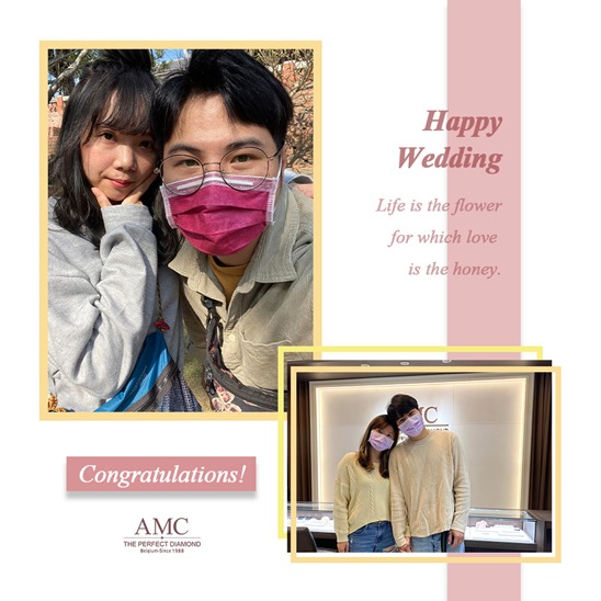 AMC鑽石婚戒-AMC高品質對戒-婚戒-結婚對戒推薦-情侶戒指