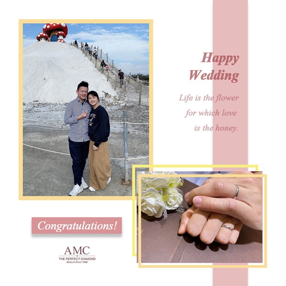 AMC鑽石婚戒 AMC高品質對戒 婚戒 結婚對戒推薦 情侶戒指