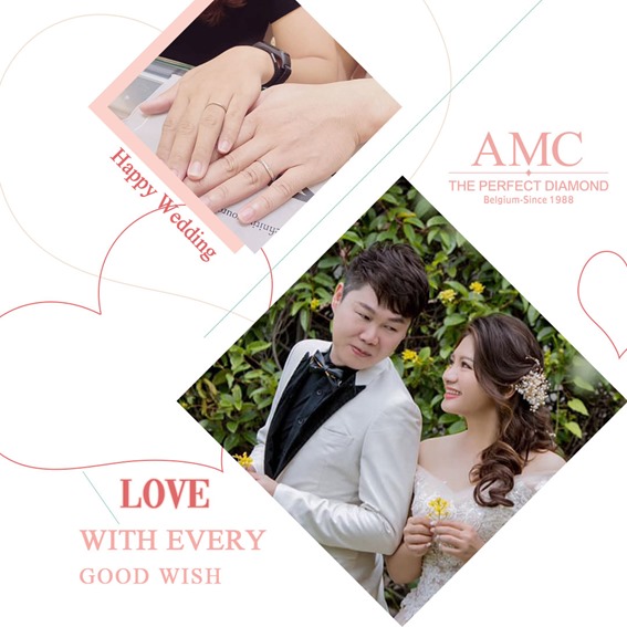 AMC鑽石婚戒鑽戒推薦，訂婚鑽戒，結婚對戒，求婚鑽戒，求婚，網友推薦婚戒品牌