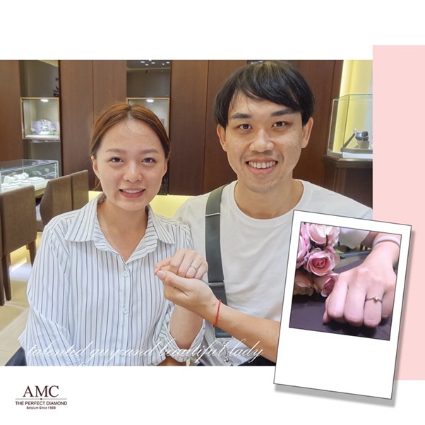 AMC鑽石婚戒 好評婚戒品牌 CP值超高婚戒品牌 AMC高品質對戒，訂婚鑽戒，結婚對戒，求婚鑽戒，婚戒推薦